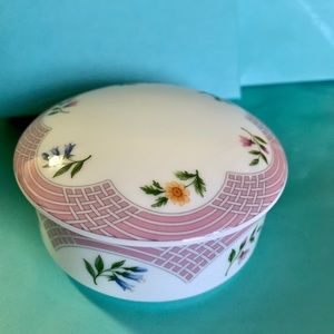 Tiffany & Co. Bone China “Bouquets” Trinket Box